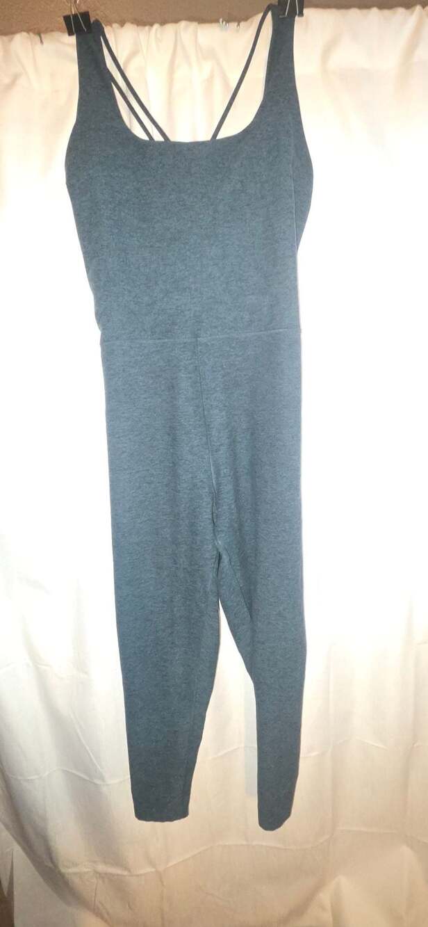 CALIA Women's LustraLux Criss-Cross Back Jumpsuit xl